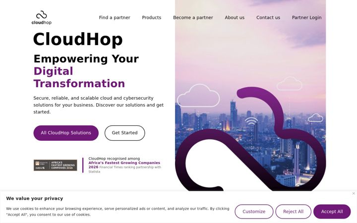 Screenshot of cloudhop.it