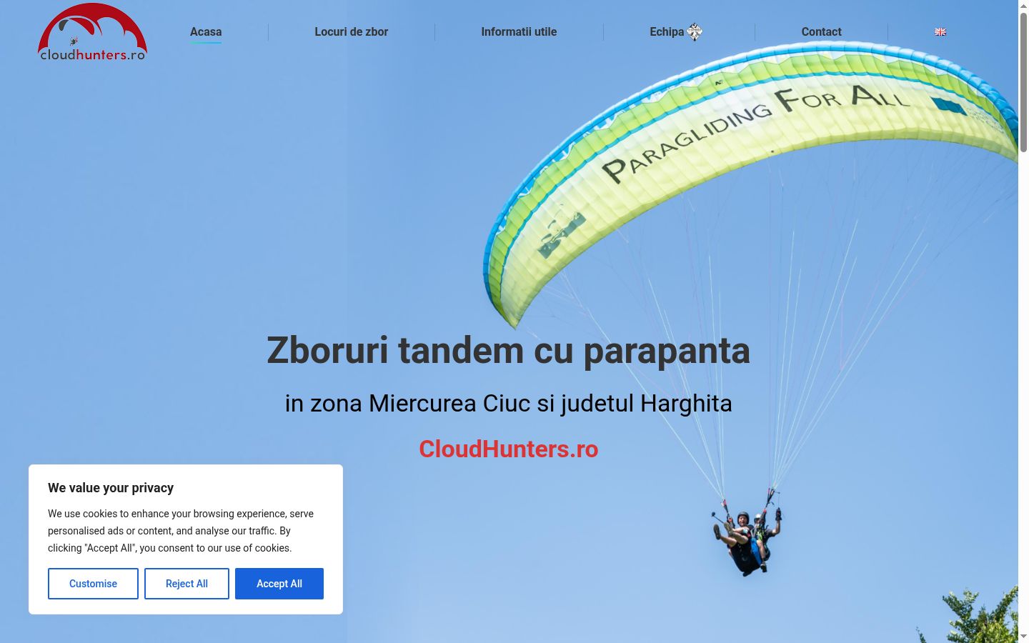 Zrzut ekranu banera zgody wyświetlanego przed jakąkolwiek interakcją