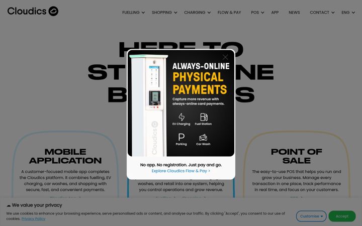 Screenshot of cloudics.com