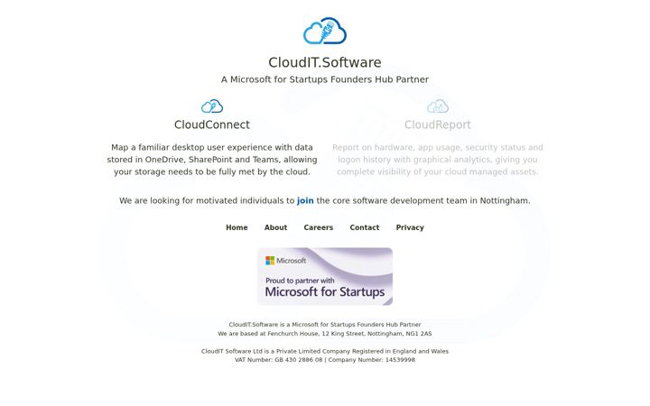 Screenshot of cloudit.software