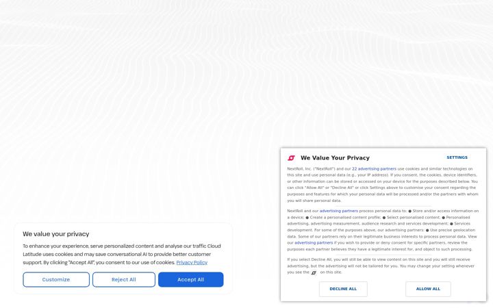 Screenshot of cloudlatitude.com