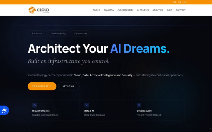 Screenshot of cloudlevante.com