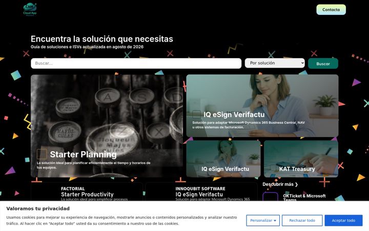 Captura de pantalla de cloudmasters.es