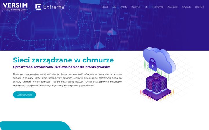 Screenshot stránky cloudnetworking.pl