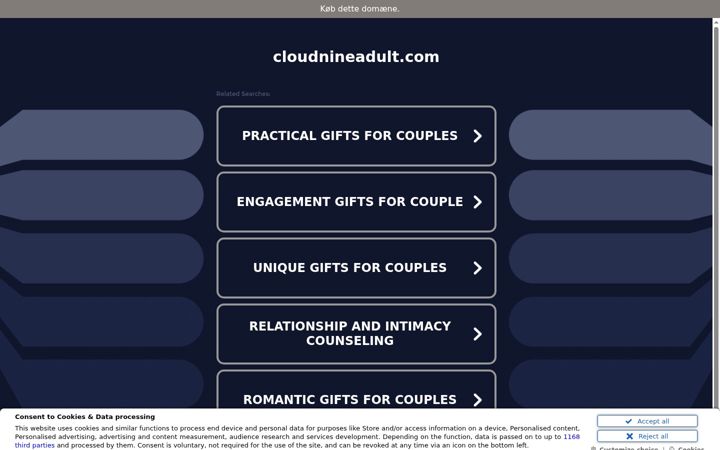 Screenshot of cloudnineadult.com
