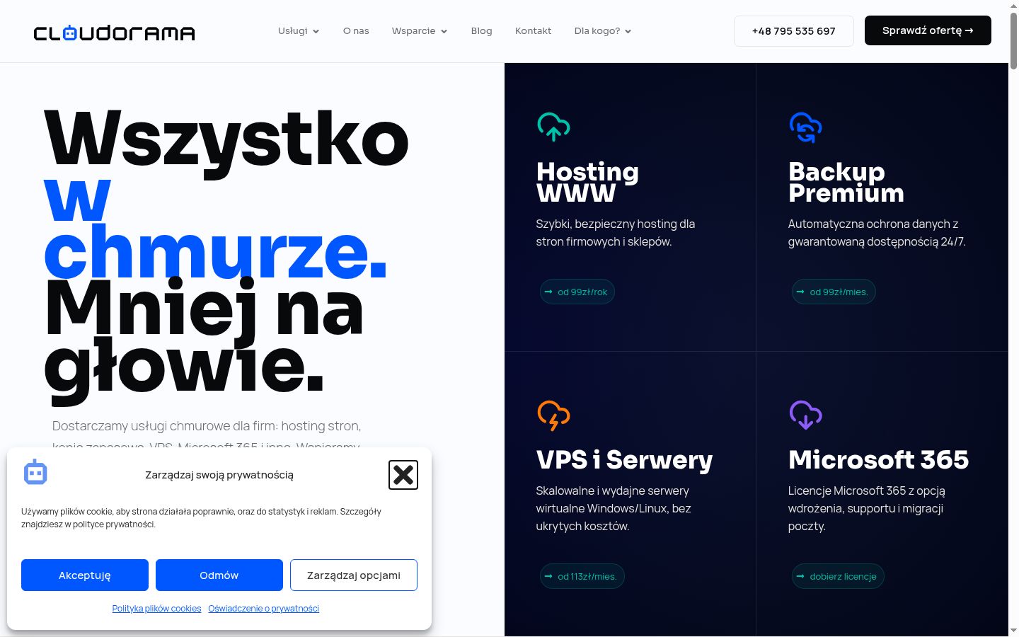 Snímka obrazovky banera súhlasu zobrazeného pred akoukoľvek interakciou