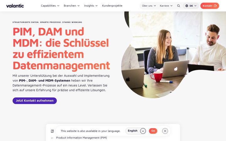 Screenshot of cloudpim.de