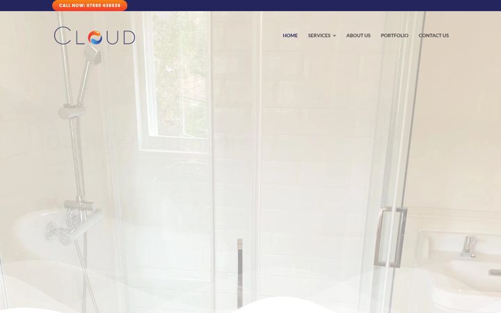 Screenshot ta' cloudplumbing.co.uk