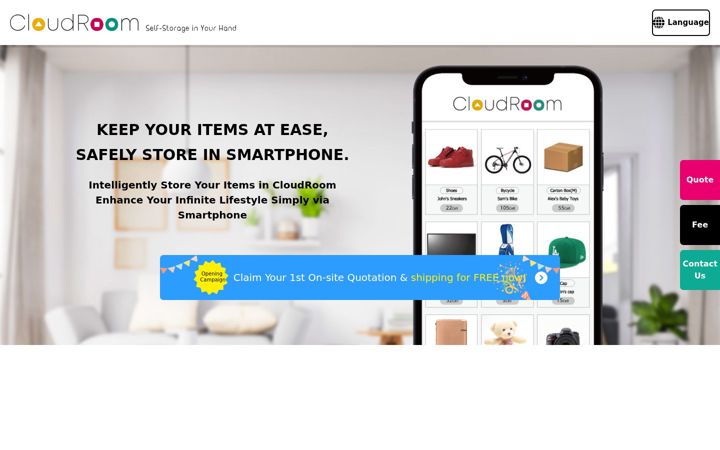 Screenshot of cloudroom.me