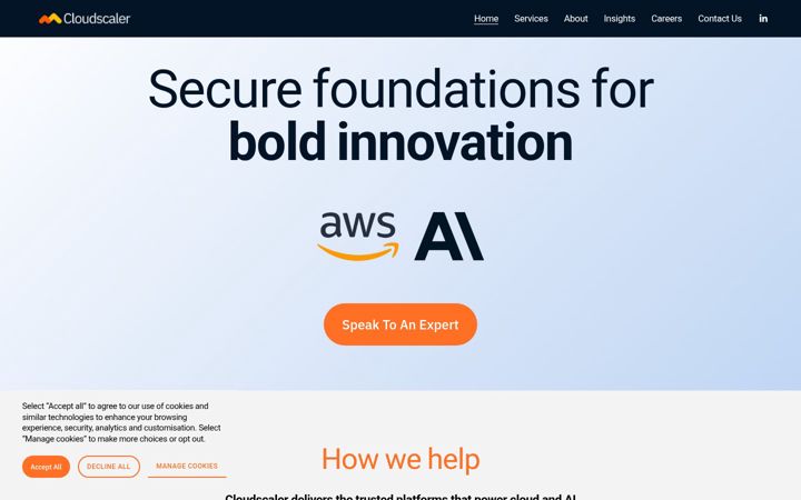 Zrzut ekranu cloudscaler.co.uk