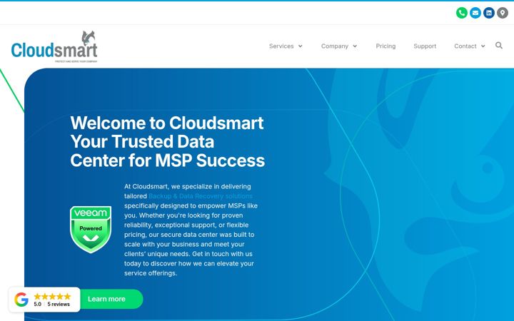 Screenshot ta' cloudsmart.tech