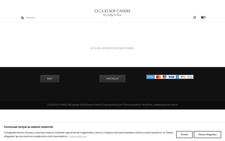 Screenshot του cloudsoycandle.hu