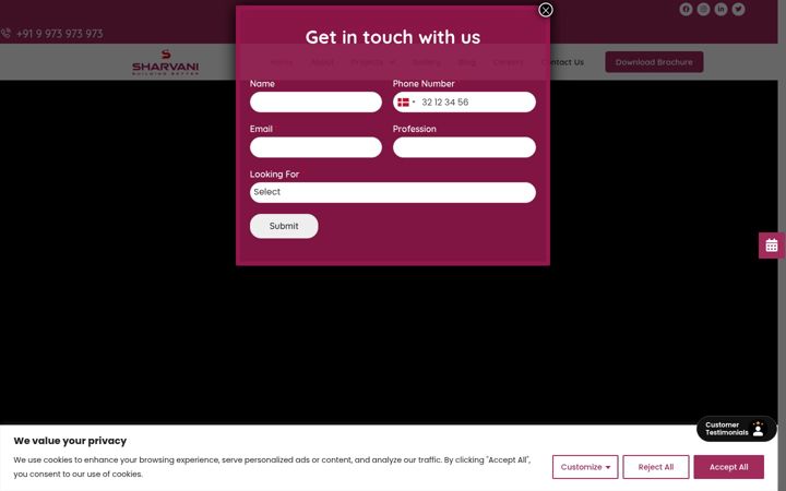 Screenshot of cloudspace.co.in