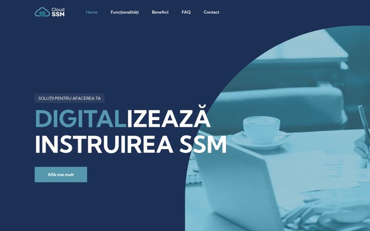 Zrzut ekranu cloudssm.ro