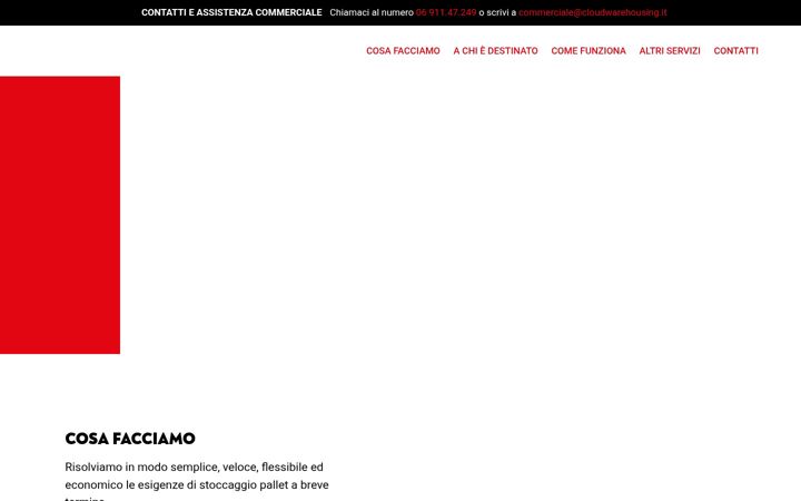 Screenshot of cloudwarehousing.it
