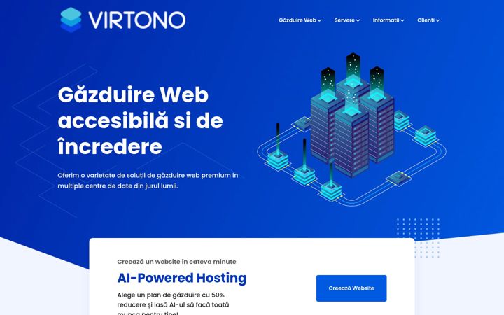 Zrzut ekranu cloudweb.ro