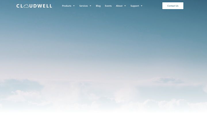 Екранна снимка на cloudwell.io