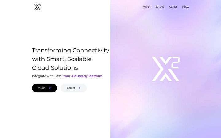 Screenshot von cloudx2.com