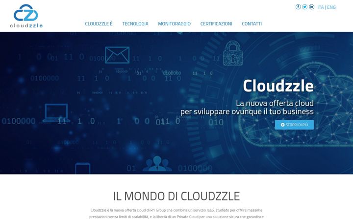Screenshot of cloudzzle.it
