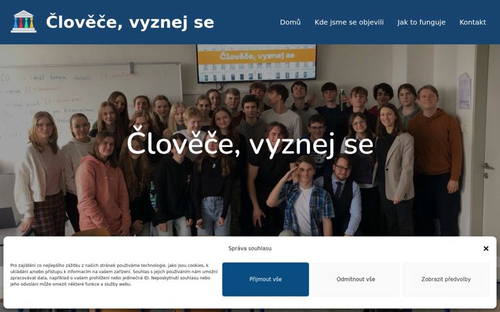 Skjámynd af clovecevyznejse.cz