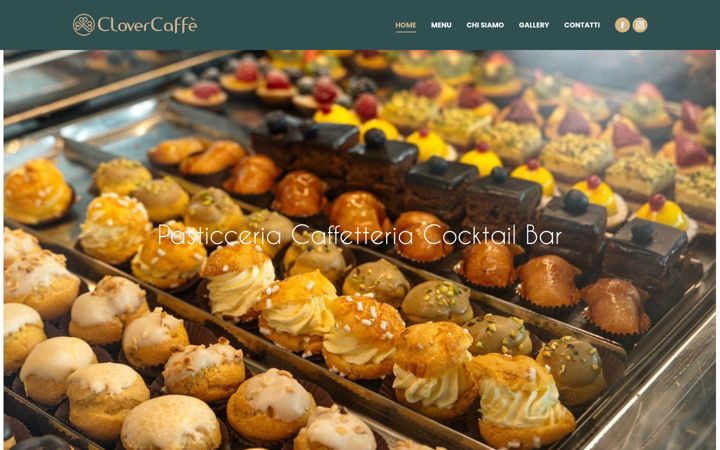 Screenshot of clovercaffe.it