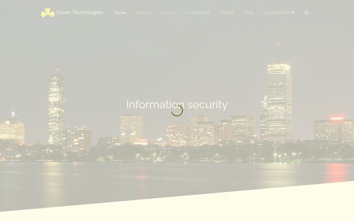 Captura de pantalla de clovertechnologies.es