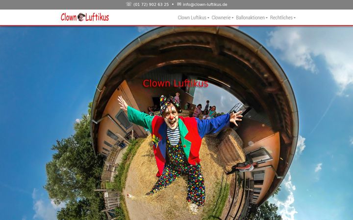 Screenshot of clown-luftikus.de