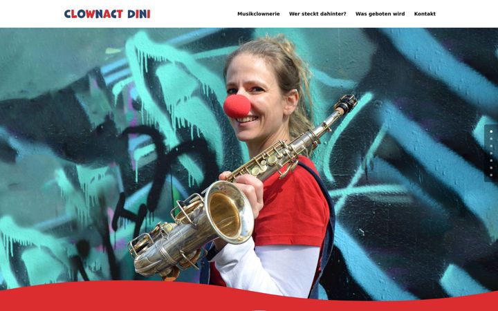Screenshot of clownact-dini.de
