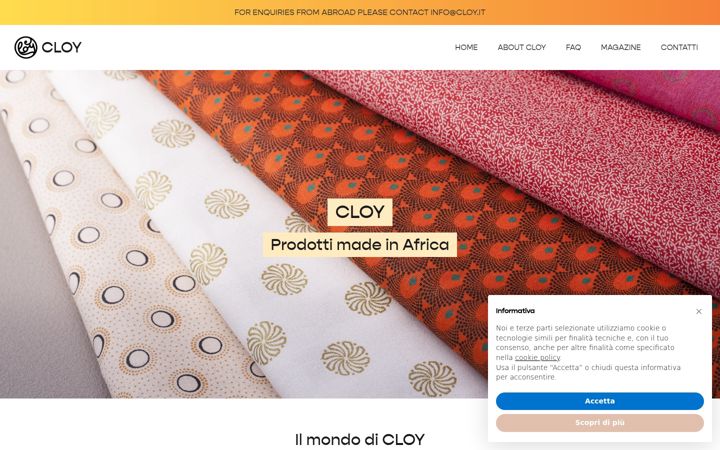 Screenshot of cloy.it
