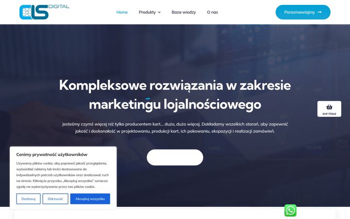 Screenshot stránky clsdigital.pl