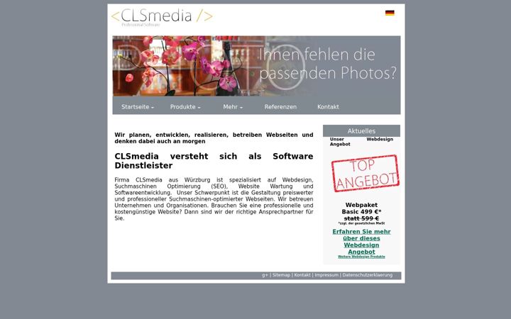 Screenshot of clsmedia.de