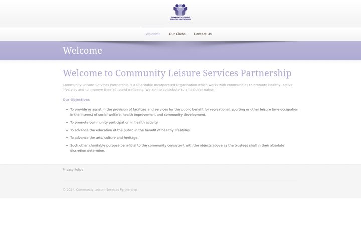 Zrzut ekranu clsp.org.uk