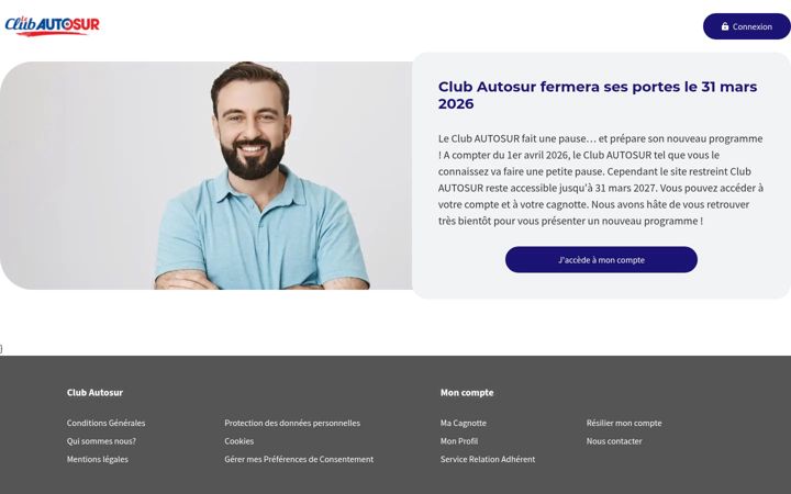 Screenshot of club-autosur.fr