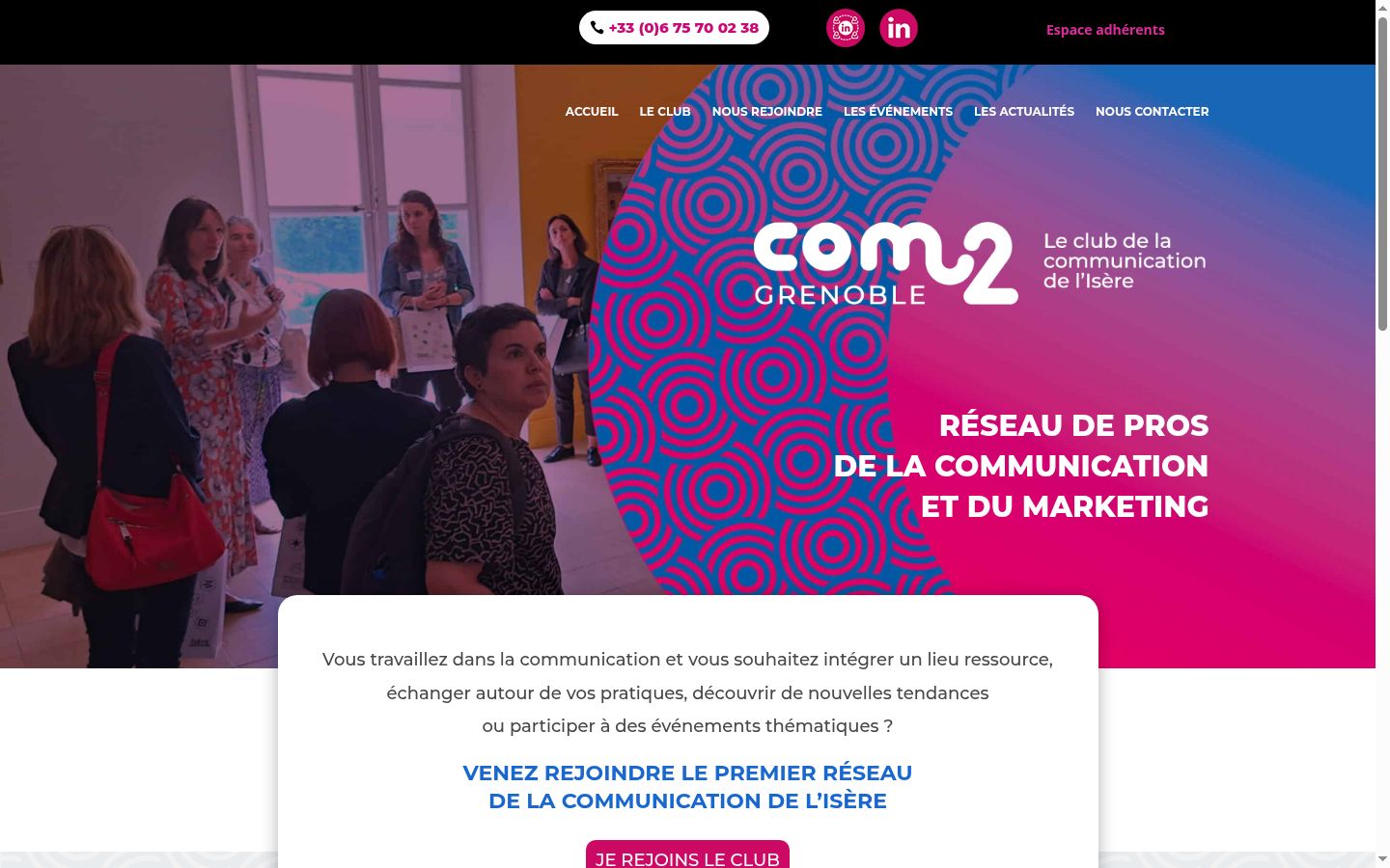 Capture d'écran de la bannière de consentement affichée avant toute interaction