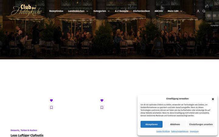 Screenshot of club-der-hobbykoeche.de