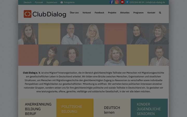 Screenshot του club-dialog.de