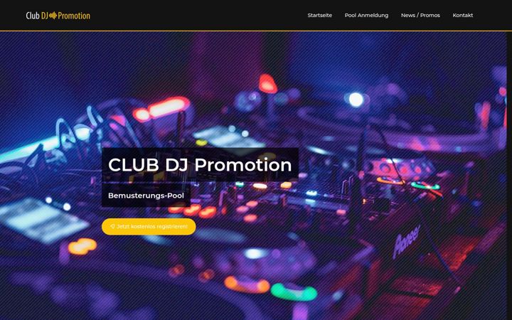 Screenshot of club-dj-promotion.de