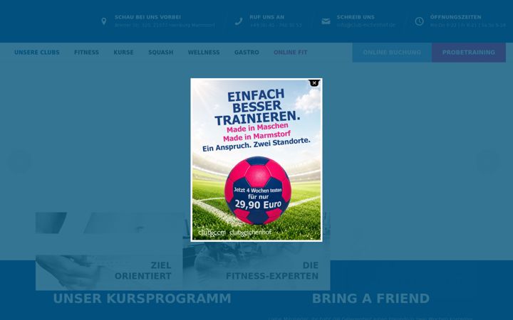 Screenshot of club-eichenhof.de