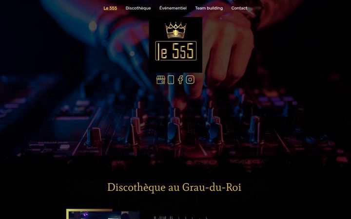 Screenshot of club-le555.fr