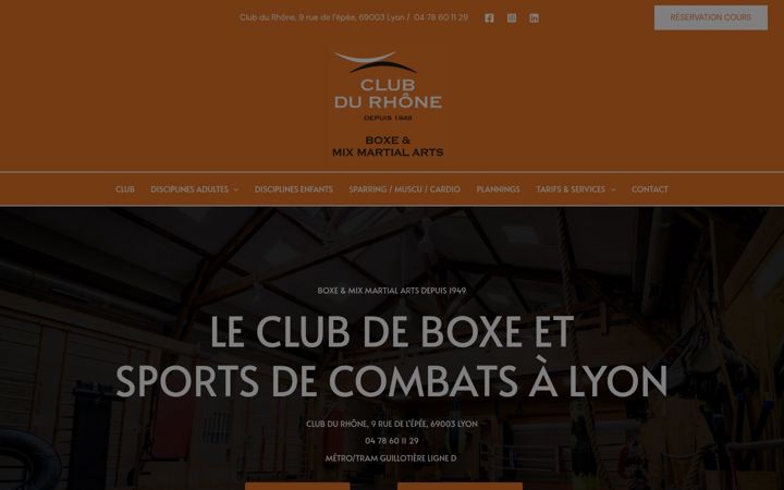 Ekrānuzņēmums no club-rhone.fr