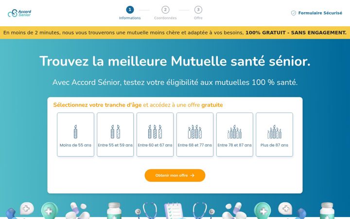 Screenshot of club-senior.fr