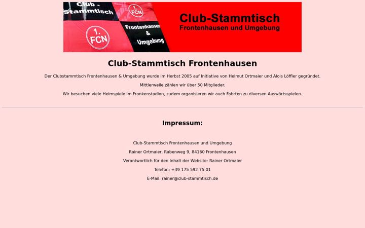 Screenshot of club-stammtisch.de