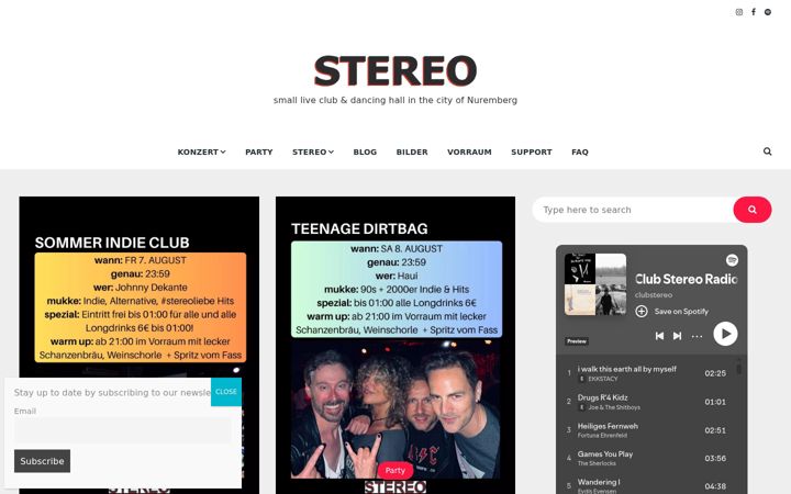 Screenshot of club-stereo.net