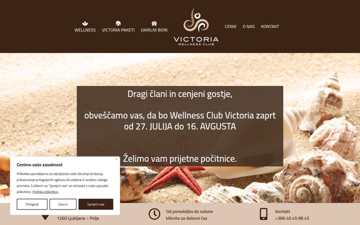 Screenshot di club-victoria.si