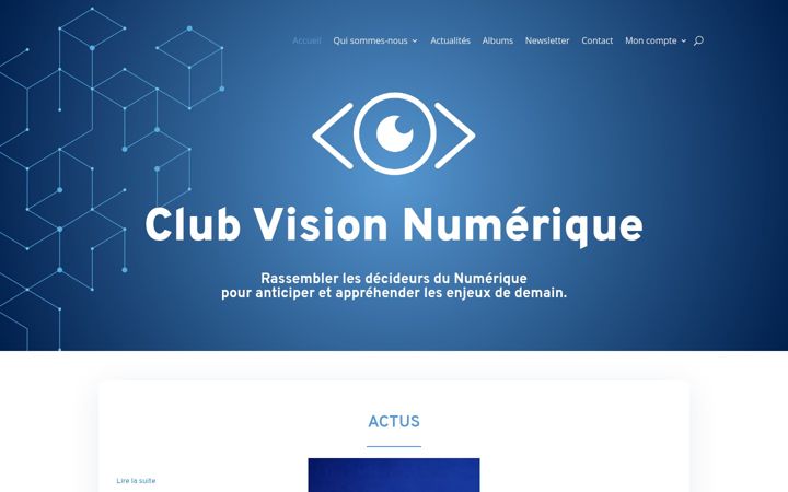 Screenshot stránky club-vision-numerique.fr