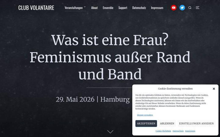 Screenshot of club-volantaire.de