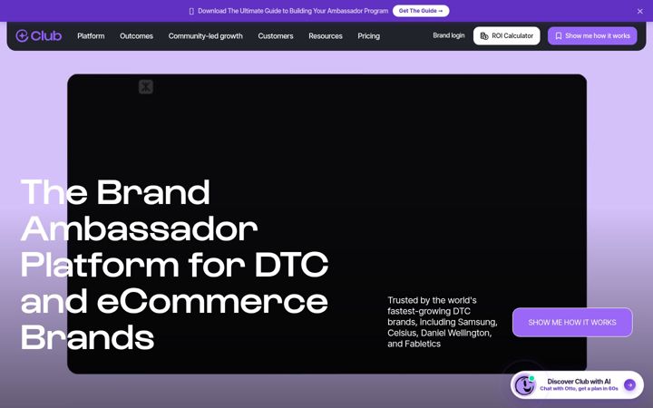 Screenshot of club.co