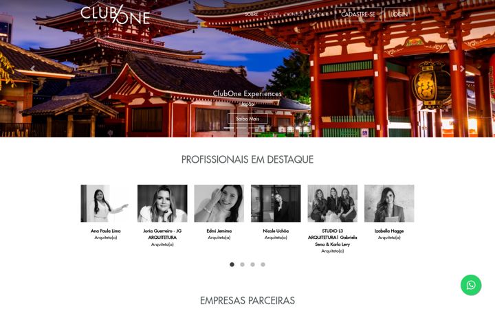 Posnetek zaslona club1one.com.br