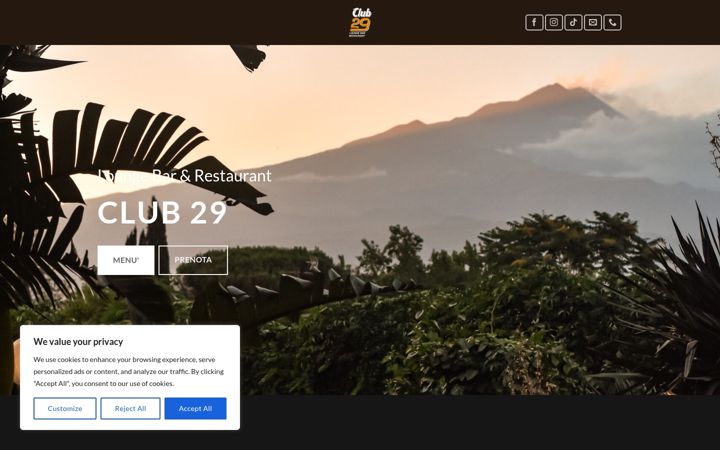 Screenshot of club29.it