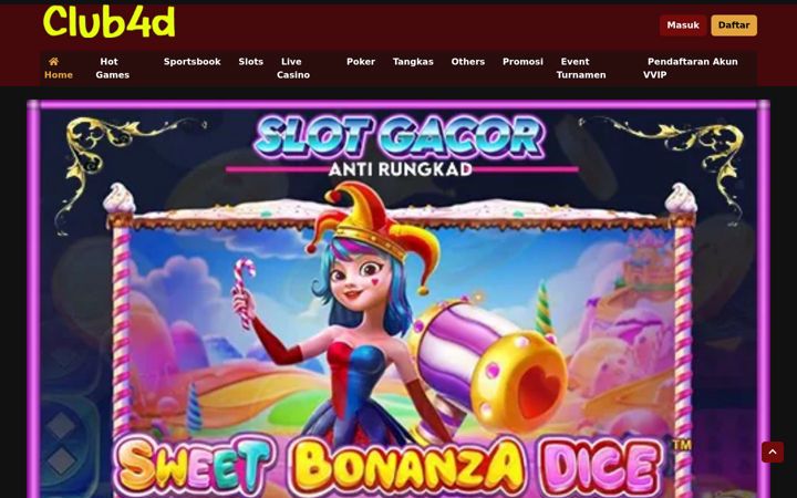 Screenshot of club4d.net